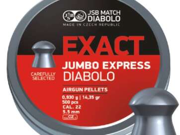 JSB JUMBO EXACT .22 PELLETS TIN OF 500
