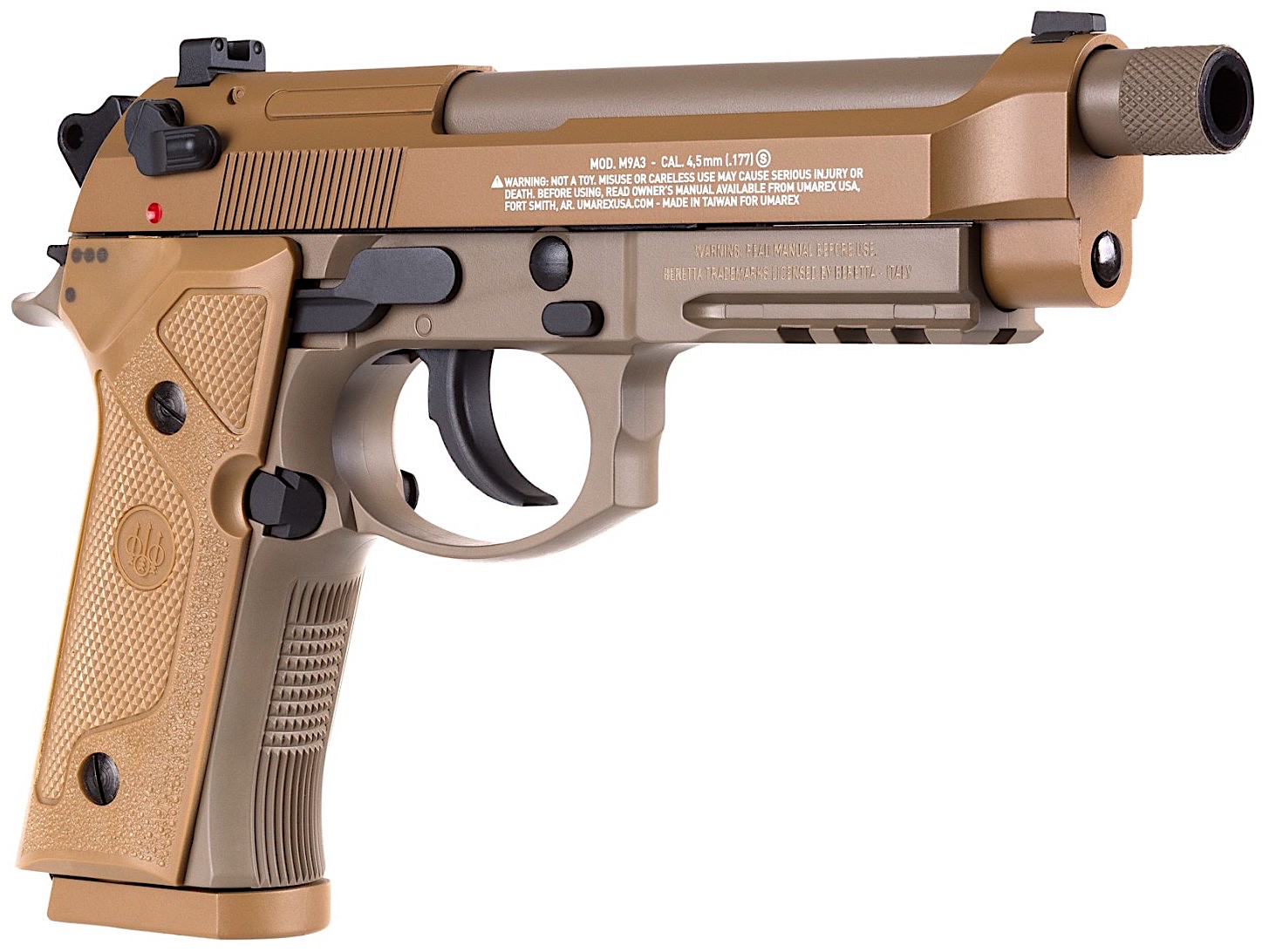 Umarex Beretta M9 A3 Blow-Back BB .177 CO2 - Image 3