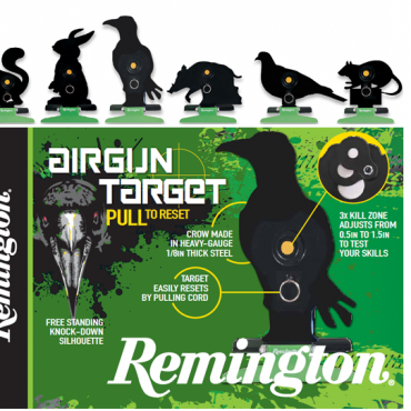 REMINGTON FREE STANDING FOLDING SILHOUETTE KNOCKDOWN TARGET (HOG)