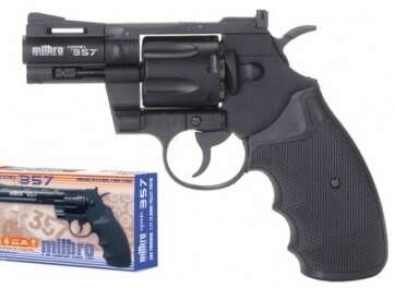 MILBRO 357 REVOLVER AIR PISTOL MILKP966357254.5 2.5" MODEL