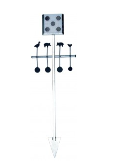 MILBRO GROUND SPIKE TARGET HOLDER AND SPINNING TARGETS