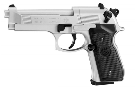 Beretta M92FS Nickel - .177 Pellet Air Pistol